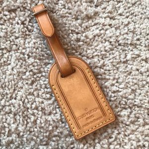 Authentic Louis Vuitton Luggage Tag
